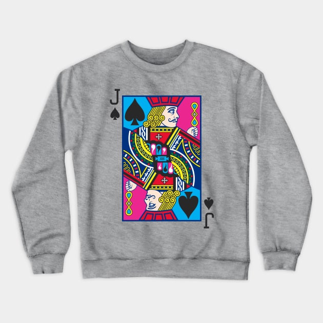 Jack of Spades Crewneck Sweatshirt by SaKaNa